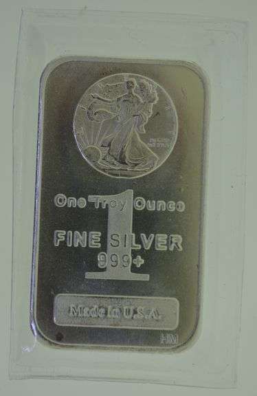 Walking Liberty Design .999 Fine 1 oz Highland Mint Silver Bar