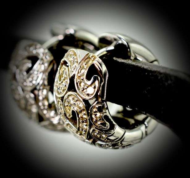 High-End 18K White Gold and Diamond Huggie Earrings