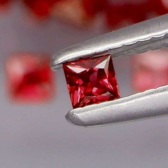 This is a 2.31ct set of REAL UNTREATED RED RUBIES!!!