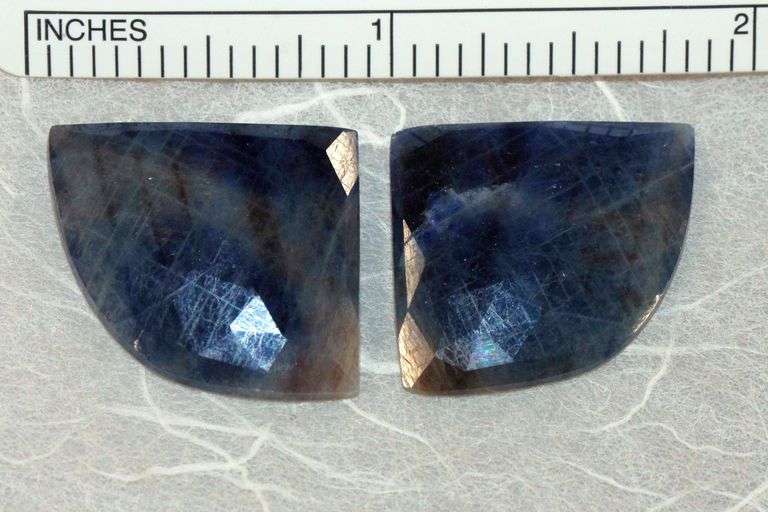 Unique Natural Sapphire Pair