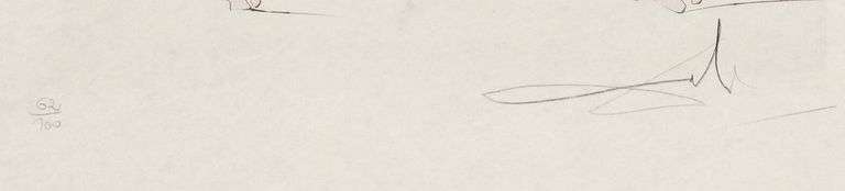 Highly Collectible Salvador Dali Hand-Signed Etching from 'Visions de Quevedo' suite, 1975