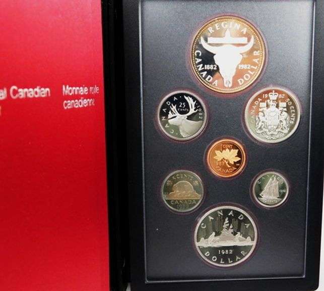 2 Royal Canadian Proof Coin Sets