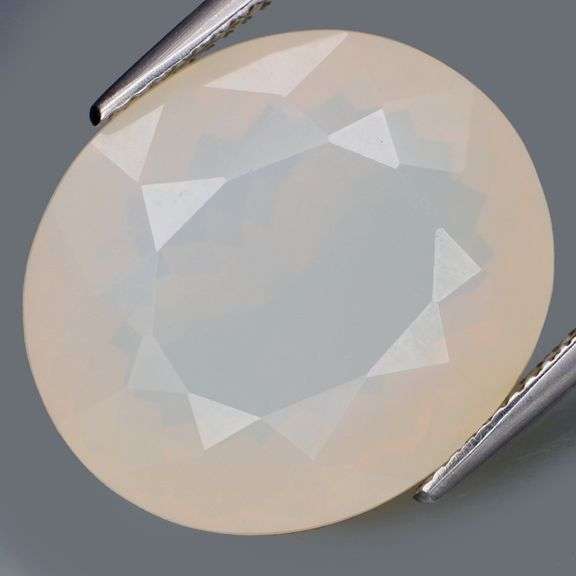 Glowing 17.26ct phantom white Fire Opal!