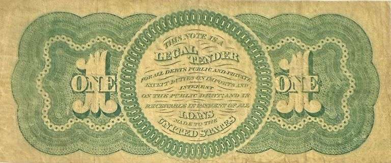 First Series 1862 Fed Reserve Note