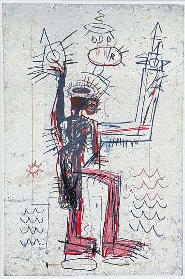 Colorful Jean-Michel Basquiat From 'Symbols and Signs'