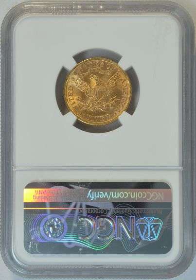 Better Choice BU 1893 $5 Liberty Gold Piece. NGC MS63