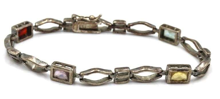 Vintage 925 sterling silver group lot of 5 bracelets