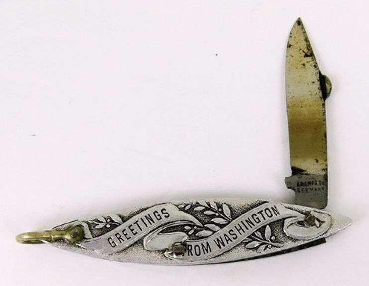 Early Washington Capital Bldg. Souvenir Pocket Knife