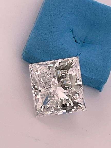 5.00 CARAT LOOSE DIAMOND - PRINCESS CUT