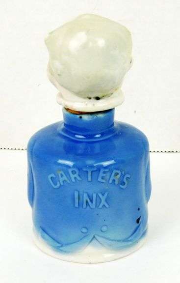 Antique Carter's Inx Figural German Inkwell