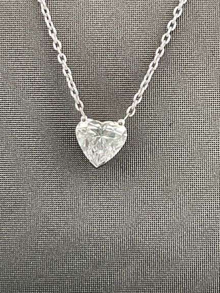 BRAND NEW 14K WHITE GOLD DIAMOND NECKLACE