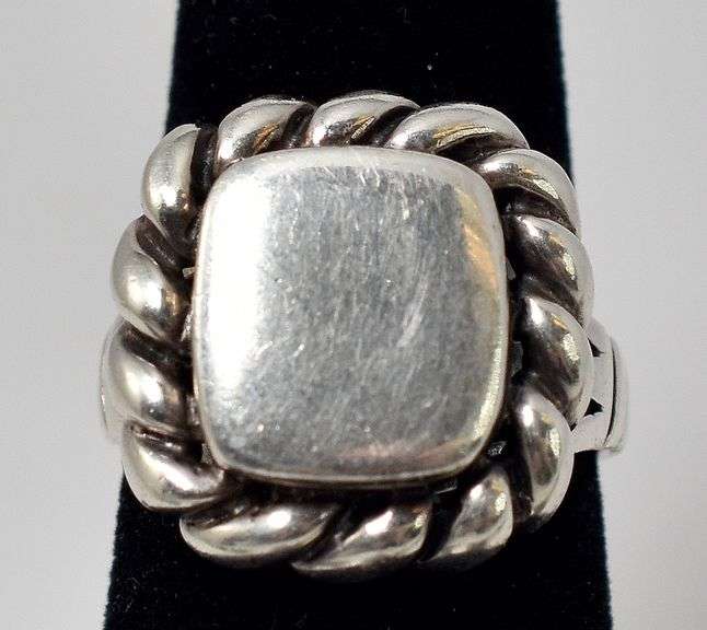 Engravable Sterling Silver Ring
