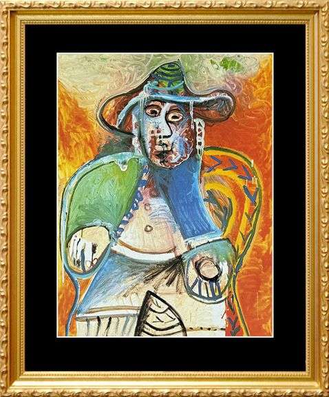 Collectible Pablo Picasso, Seated Old Man
