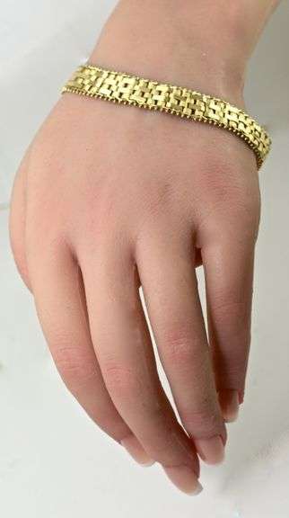 Exceptionally Nice 14K Yellow Gold Riccio  Bracelet