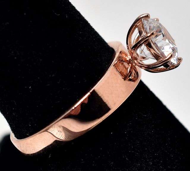 CZ Gemstone Ring in Sterling Silver