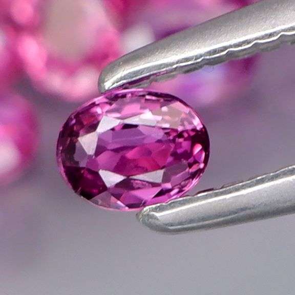 Superb color! 4.17ct set of top violet pink Rubies -UNTREATED!