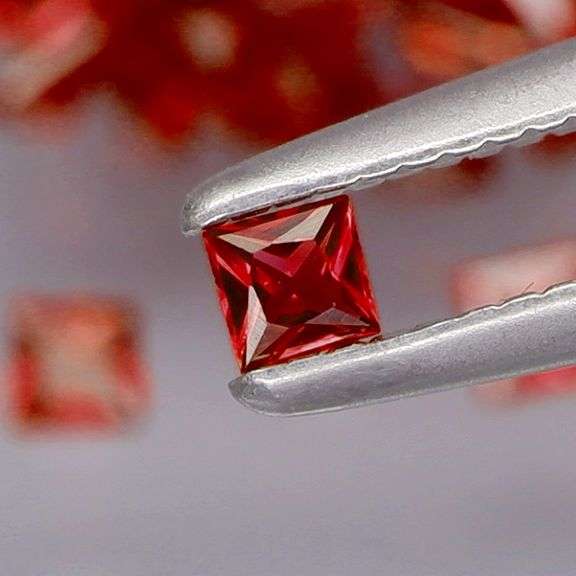 Cherry red! Untreated! 2.19ct set of Songean Sapphires!