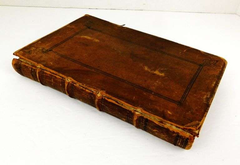 1692 Texts of the New Testament Antique Leather Book