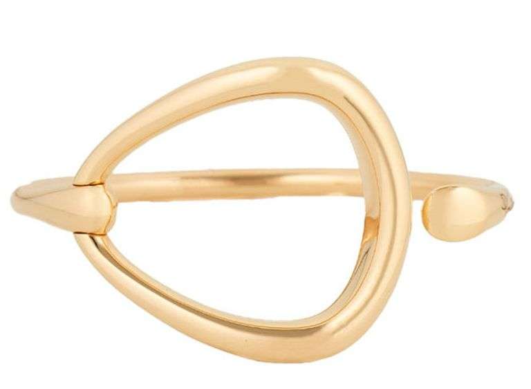 Pomellato Fantina Polished Abstract Cuff Bracelet in 18K