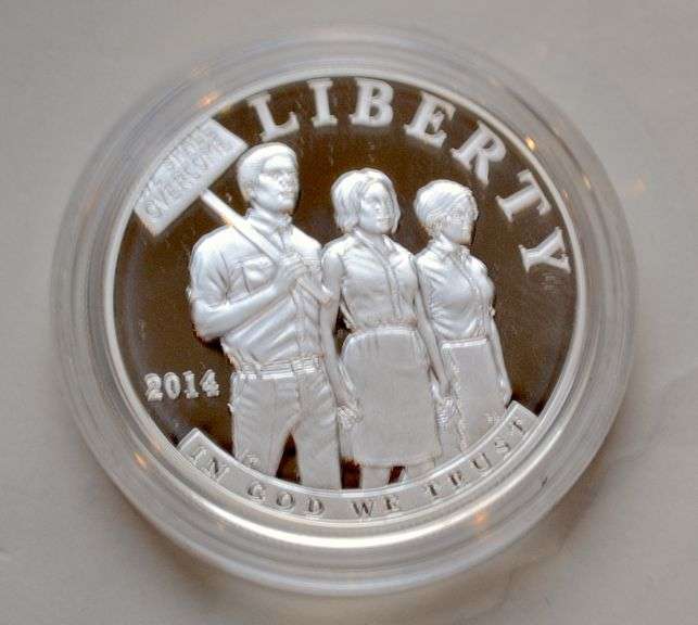 2014 Civil Rights Act of 1964 Proof Silver Dollar