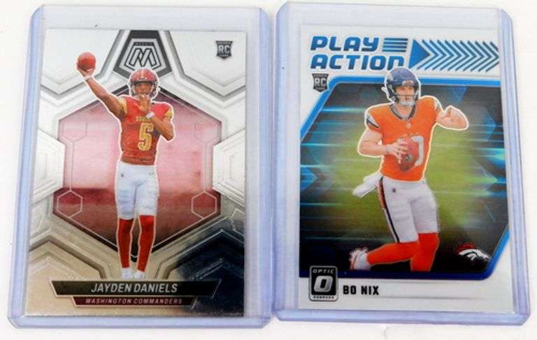4 Latest QB Greats Rookie Football Cards