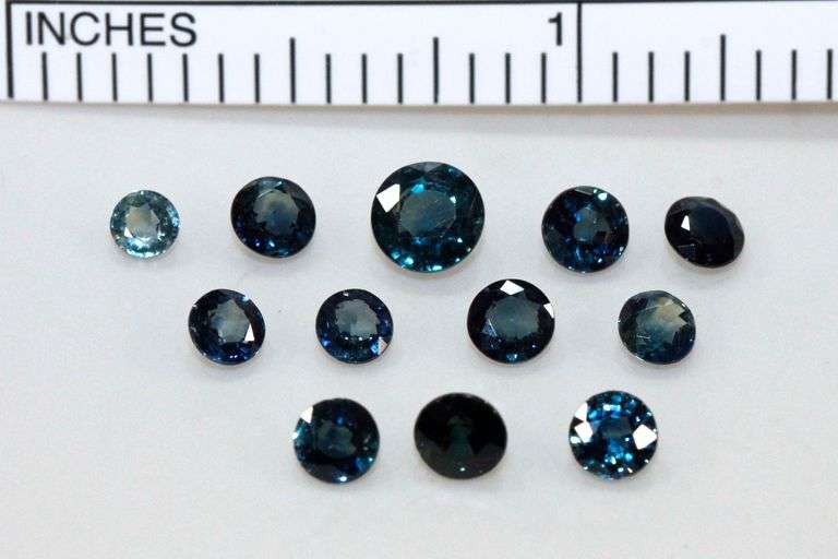 Lively Natural Teal Sapphires - Lot of 12
