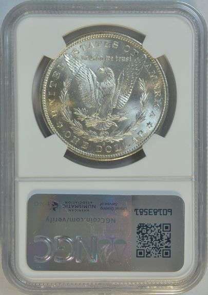 Gorgeous Gem BU 1882-S Morgan Silver Dollar. NGC MS65