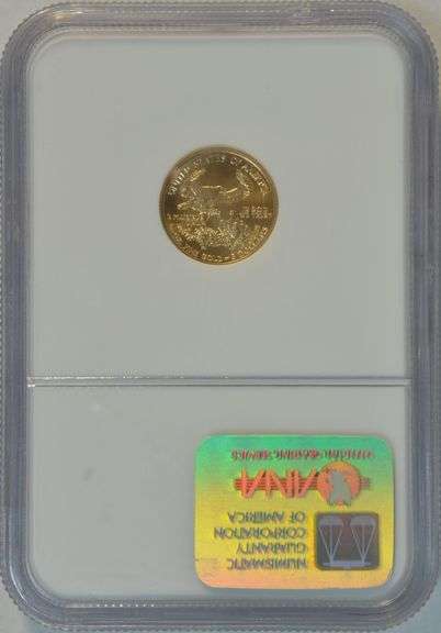 Flawless NGC MS70 graded 2002 $5 American Gold Eagle