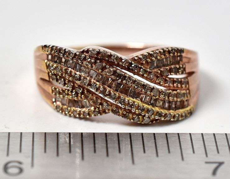 Diamond Ring in Sterling Silver