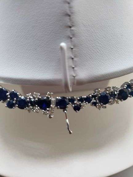 Investment! The most valuable attribute of Sapphire with diamond necklace