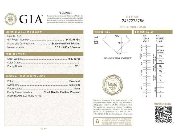 1.05ctw Princess and Round Diamond Straight Engagement Ring in Platinum, GIA CERTIFIED