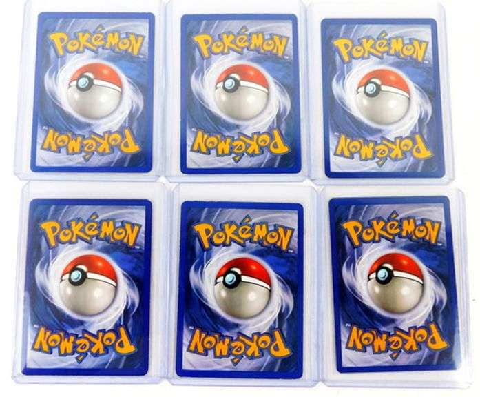 6 Pokémon 1999 1st Edition Trade Cards