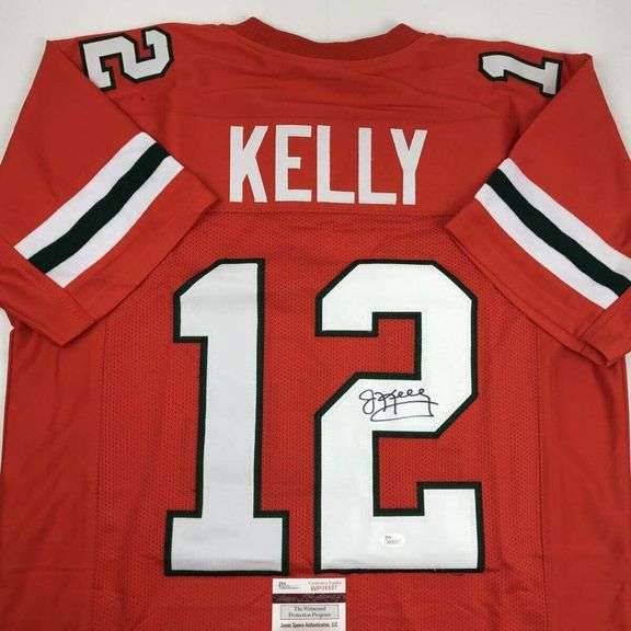 Autographed Jim Kelly Miami College Football Jersey