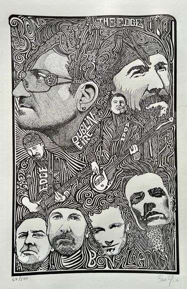 Ben G. Hand Signed, Bono