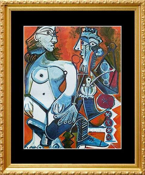 Collectible Pablo Picasso, Nude and Smoker