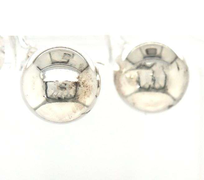 Tiffany & Co 10mm ball stud earrings