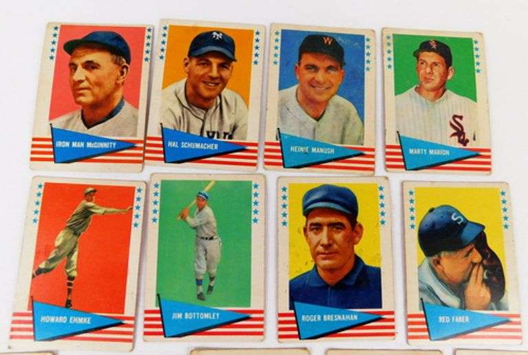 13 Fleer 1961 Baseball Cards