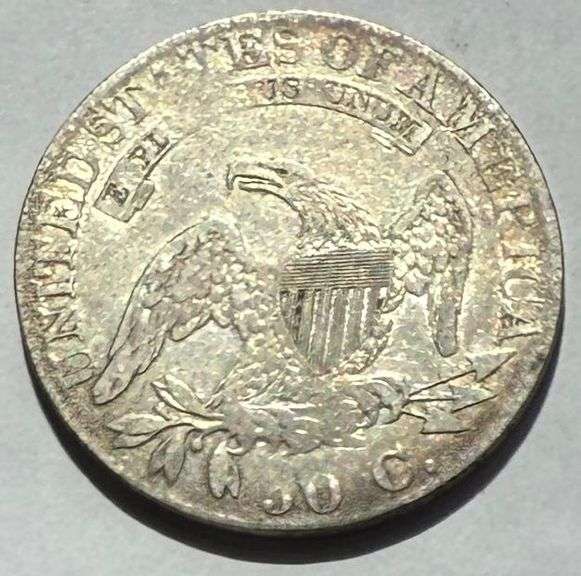 1824 Bust Half