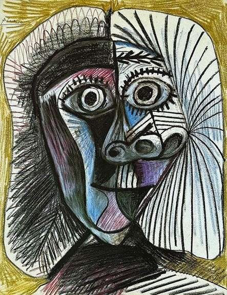 Collectible Pablo Picasso, Head (1972)
