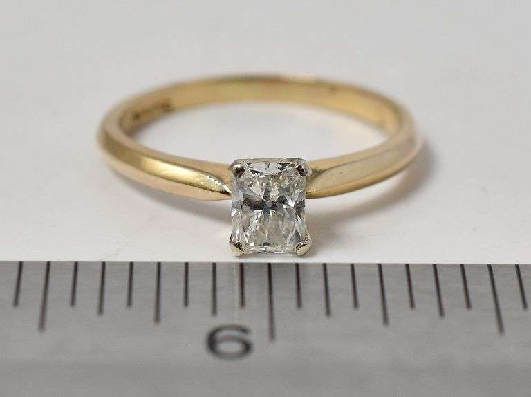 Astounding 14K Yellow Gold 0.62CTW Diamond Ring