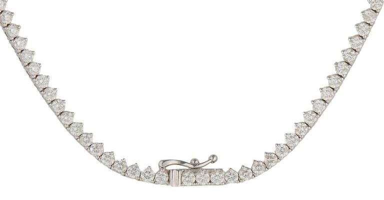 8.00ctw Round Diamond Tennis Necklace in 14K