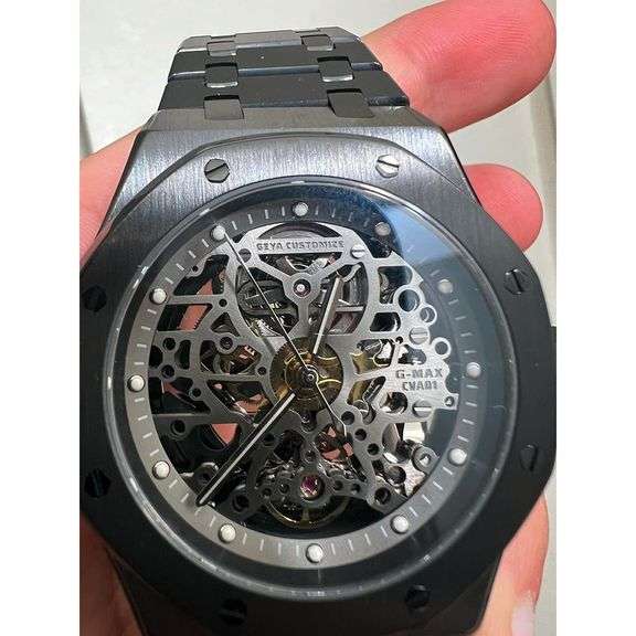 Automatic Skeleton Mechanical Stainless Steel Watch