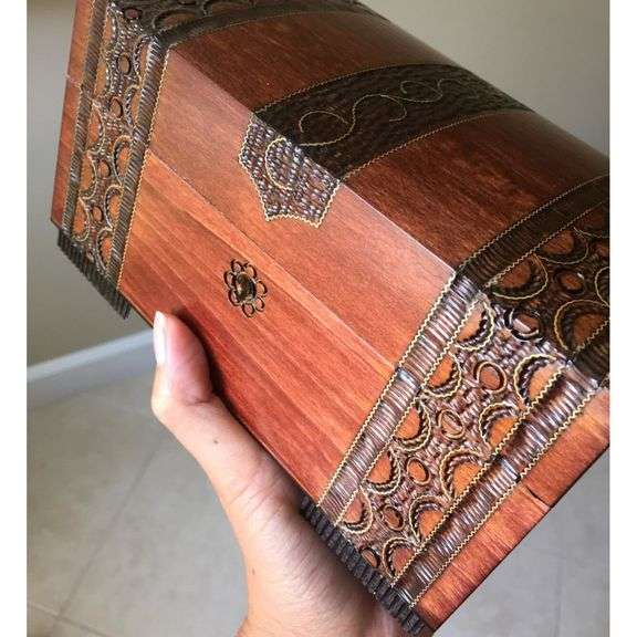 Polish Wooden Jewelry & Keepsake Chest