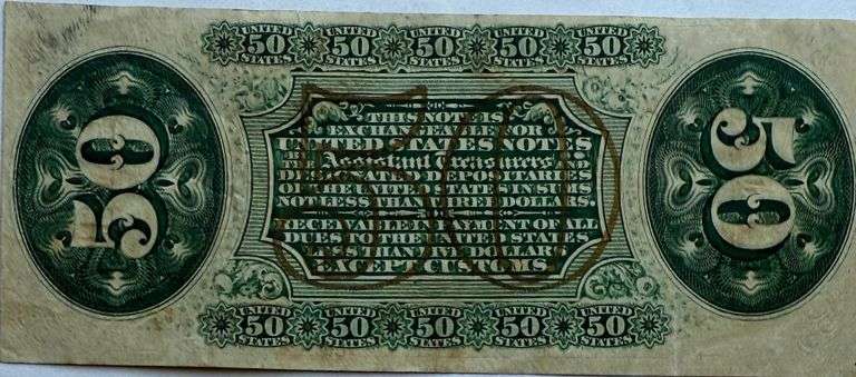 US 50 Cent Third Series Fractional Note