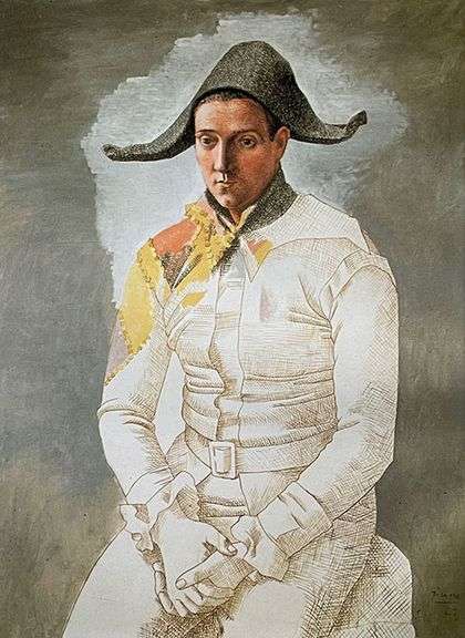 Collectible Pablo Picasso, Seated Harlequin