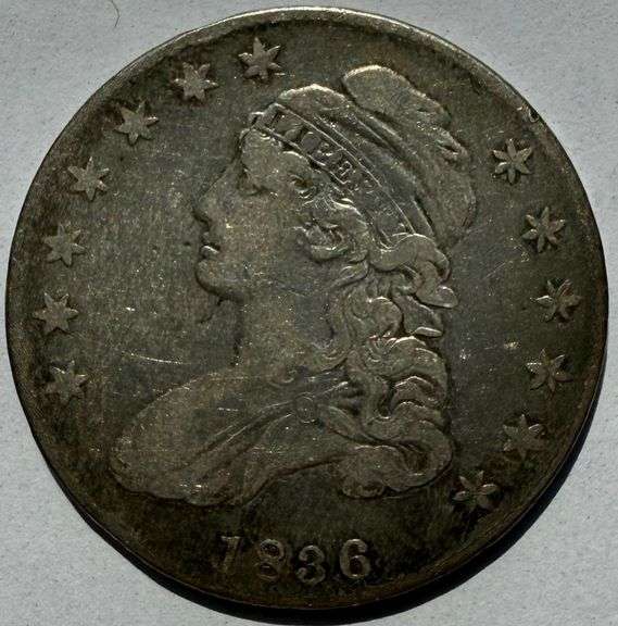 1836 Lettered Edge Bust Half
