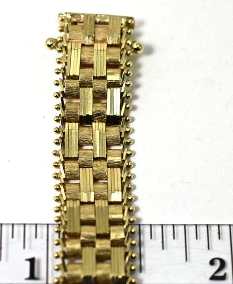 Exceptionally Nice 14K Yellow Gold Riccio  Bracelet