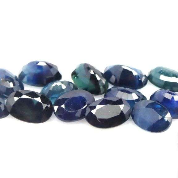 8ct cobalt blue Sapphire set from Madagascar -Heated only!!!