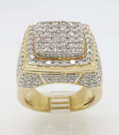 High Quality Men's Ring Crafted with 4.52CTW of Diamonds