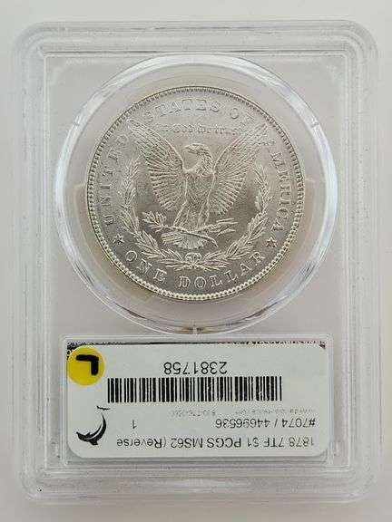1878 7TF Rev. Of 1878, PCGS MS62